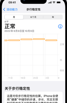 通道iPhone手机维修如何在iPhone开启'步行稳定性通知'