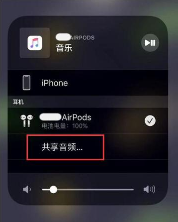 通道苹果14音频维修点分享iPhone14音频共享设置方法 