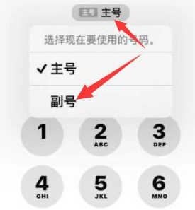 通道苹果14维修店分享iPhone 14 Pro Max使用副卡打电话的方法 