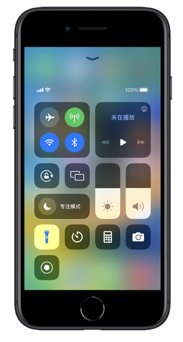 通道苹果14维修分享苹果iPhone 14 Pro手电筒开启方法 